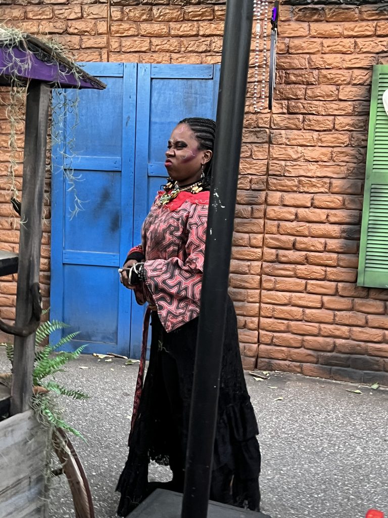 Scare Actor at Howl-O Scream Williamsburg