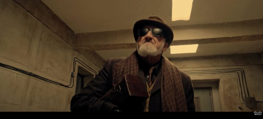 Robert Englund making his entrance in Nightworld: Door of Hell