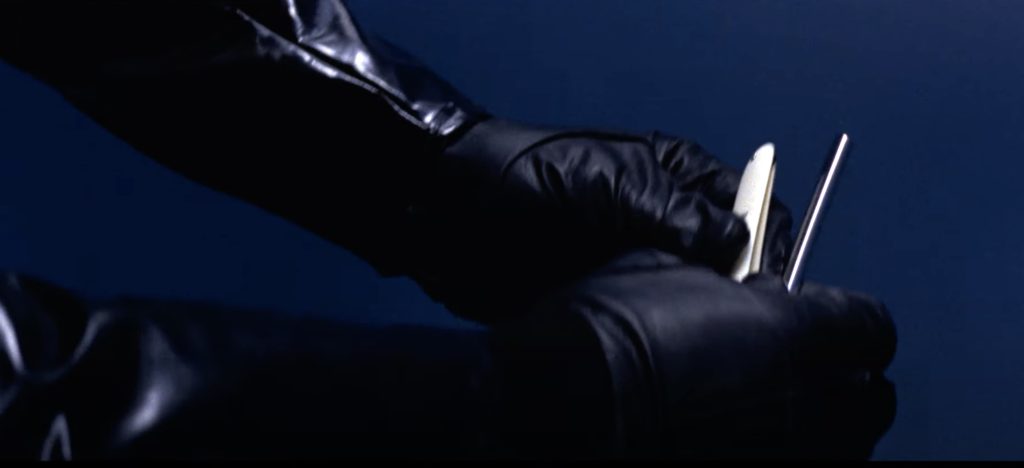 The killer and their knife.