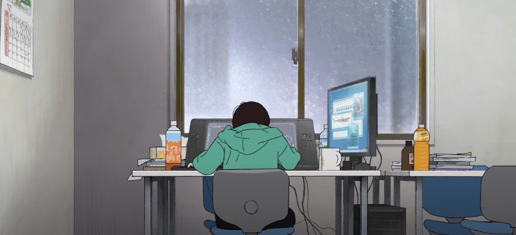 Fujino hard at worlk