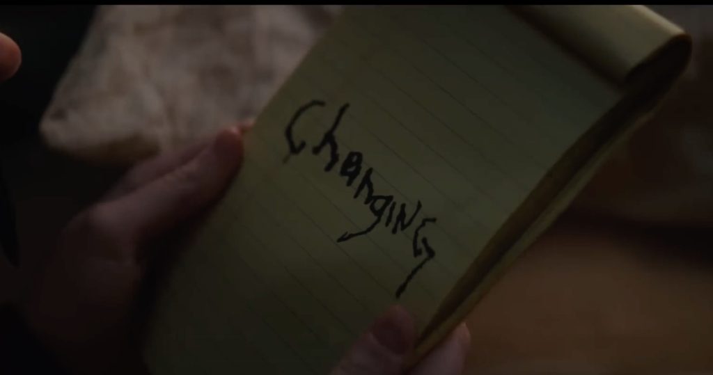 misleading note from trailer of wolf man.